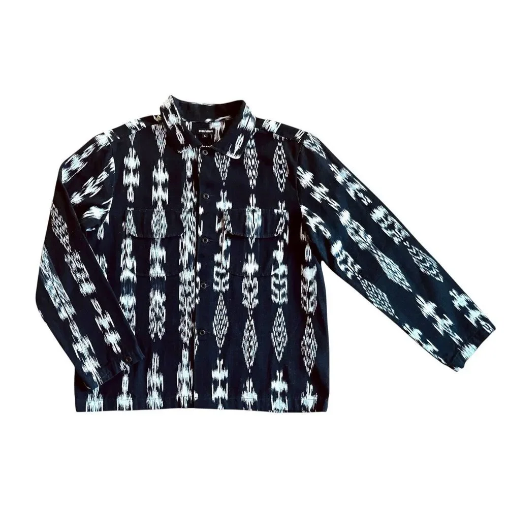 Evan Kinori The Field Shirt in Handwoven Ikat - Large L - Picture 1 of 8
